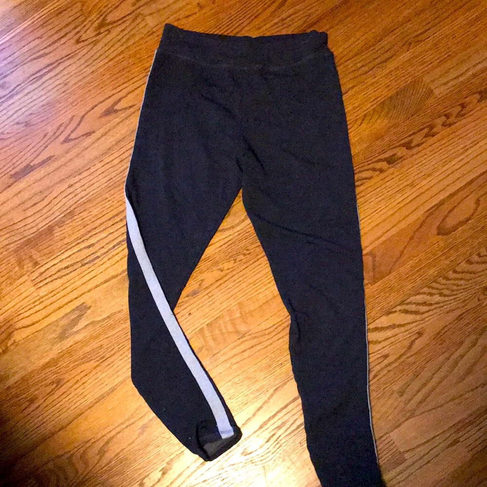 ADORBS Sundry tuxedo stripe skinny yoga L 💕